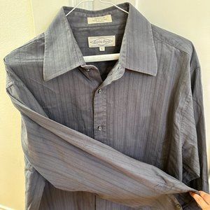 Retro Wide Collar Eighty-Eight Button-Down Shirt
